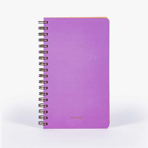 CADERNO WIREO 14x23,5CM - MIRTILO