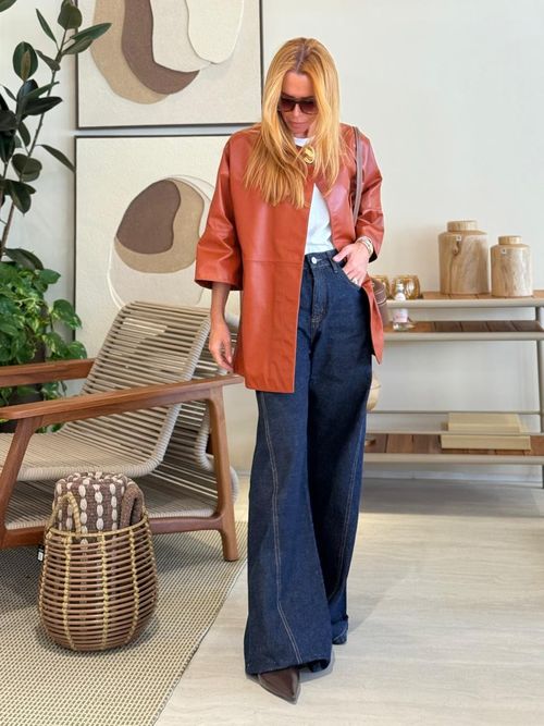 CALÇA JEANS PANTALONA - PRONTA ENTREGA