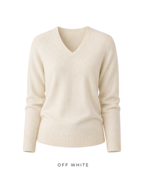 BLUSA CASHMERE DECOTE V - PRONTA ENTREGA