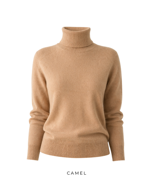 BLUSA CASHMERE GOLA ALTA - PRONTA ENTREGA