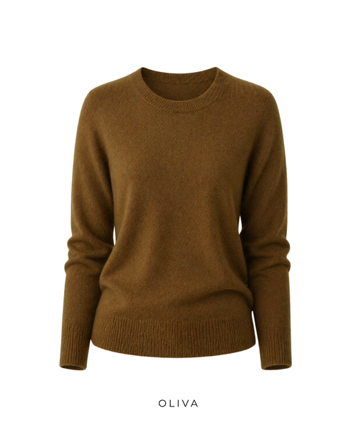BLUSA CASHMERE GOLA REDONDA - PRONTA ENTREGA