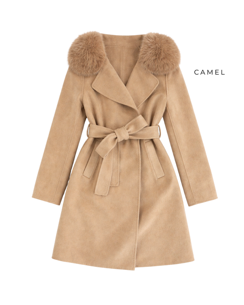 CASACO CASHMERE 3/4 E GOLA  - PRONTA ENTREGA