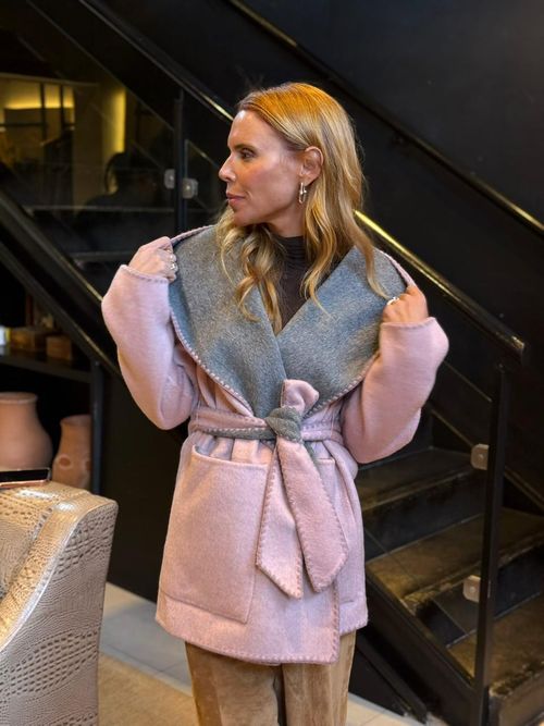CASACO DOUBLE FACE CASHMERE - PRONTA ENTREGA