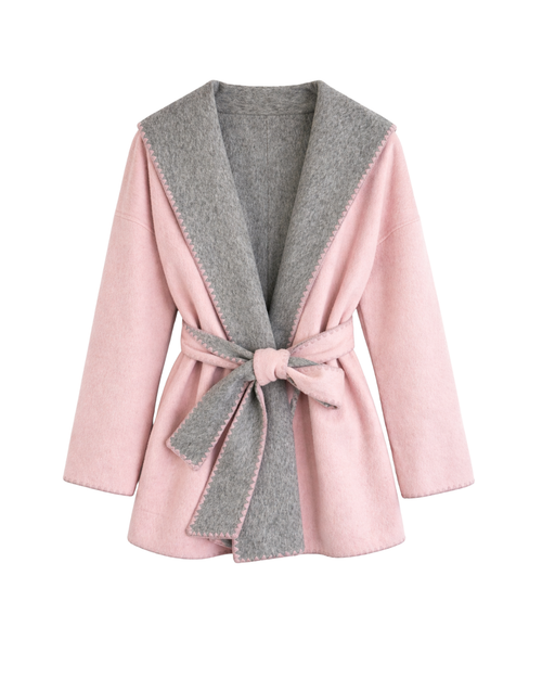 CASACO DOUBLE FACE CASHMERE - PRONTA ENTREGA