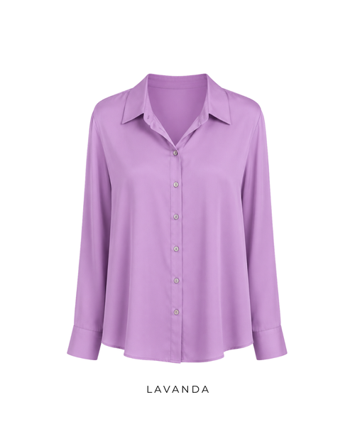 CAMISA DE SEDA - PRONTA ENTREGA