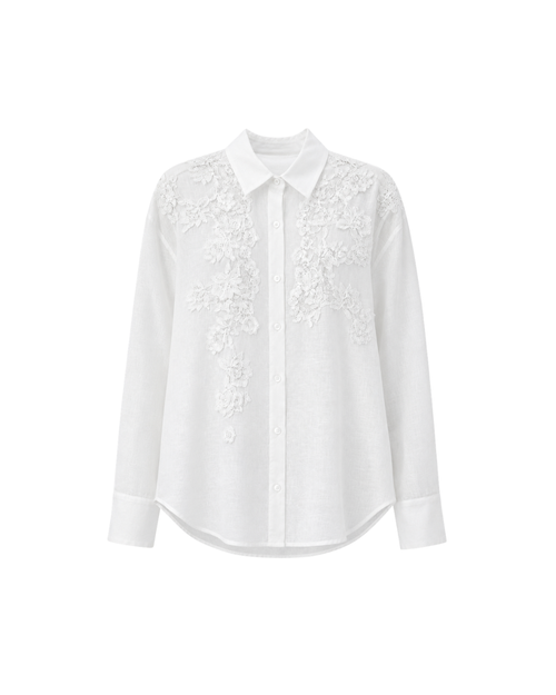 CAMISA ALICE APLICAÇÕES