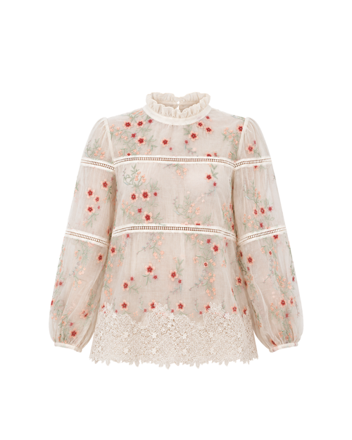 BLUSA BATA FLORES
