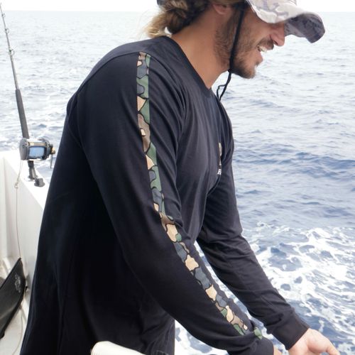 Fishing Crew Preta / Manga Longa