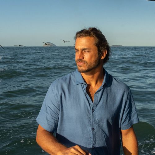 Azul / Camisa de Linho