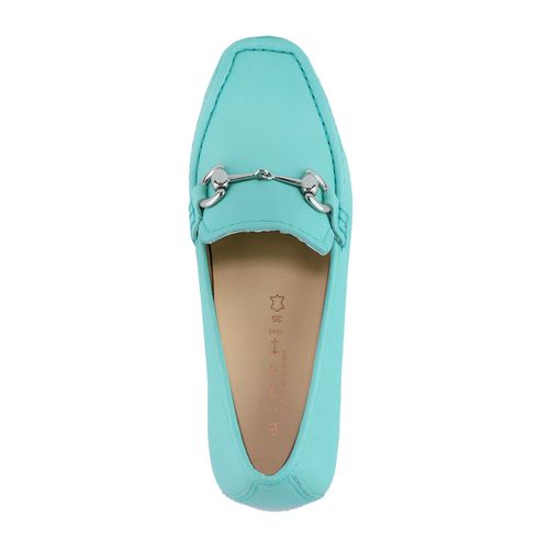 Mocassim de couro feminino 