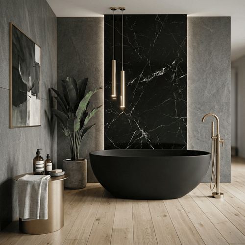 Banheira Campeche Pure Black (Fosca Colorida)