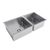 Thumb do produto Cuba Dupla Inox Escovado 850 x 450 Quadratino 20.03.80600 Debacco