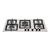 Thumb do produto Cooktop a Gás 5 Queimadores 86 cm Professionale LNTP95GDC5BX Elanto