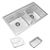 Thumb do produto Cuba Dupla Inox Acetinado 795 x 450 Funzionale 228 Debacco