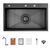 Thumb do produto Cuba Simples Inox Black Matte 770 x 480  Primer Kit 70  LX971070 Lexxa 