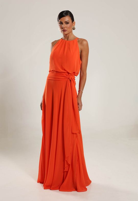 Foto do produto Vestido Longo Coral Sevilha