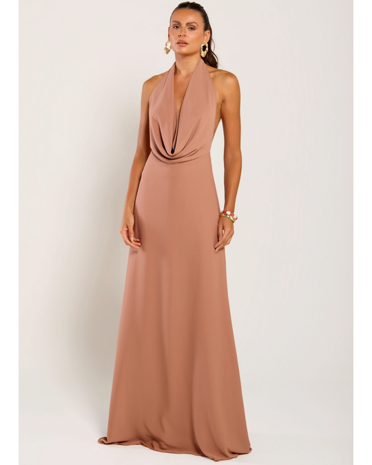 Foto do produto Vestido Longo Mocha Mousse Marrocos