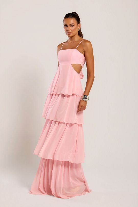 Foto do produto Vestido Longo Rosé Pernambuco