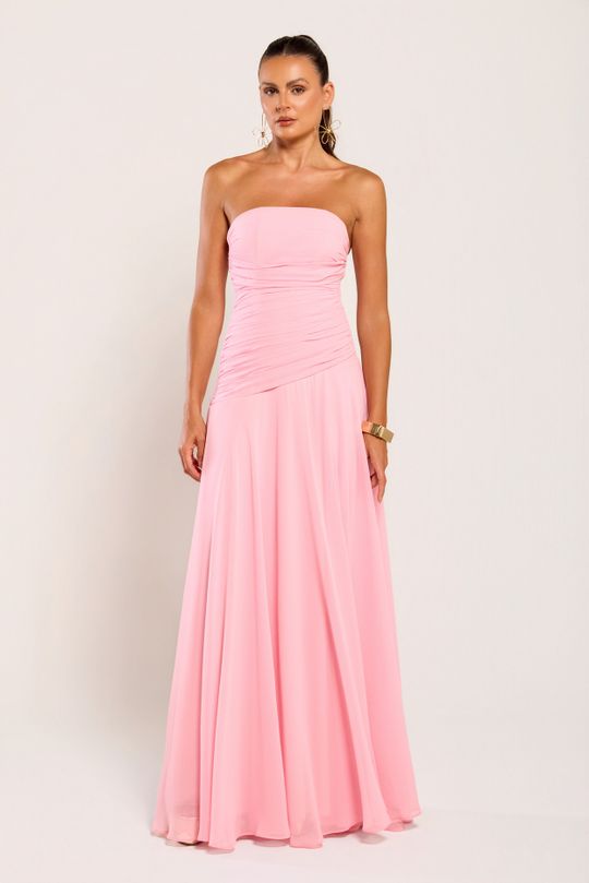 Foto do produto Vestido Longo Rosa  Algarve