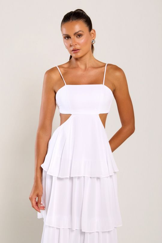 Foto do produto Vestido Longo Branco Pernambuco