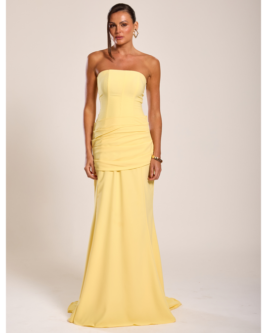 Foto do produto Vestido Longo Amarelo Marselha