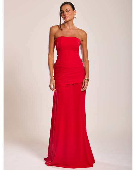 Foto do produto Vestido Longo Vermelho Marselha 