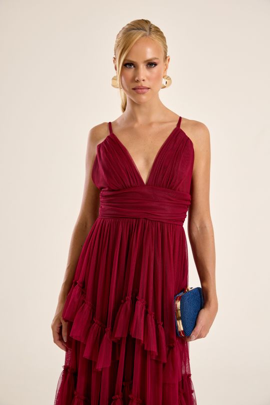 Foto do produto Vestido Longo Marsala San Martin