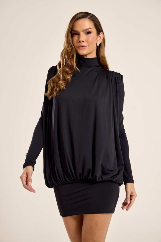 Foto do produto Vestido Curto Preto Dubai 