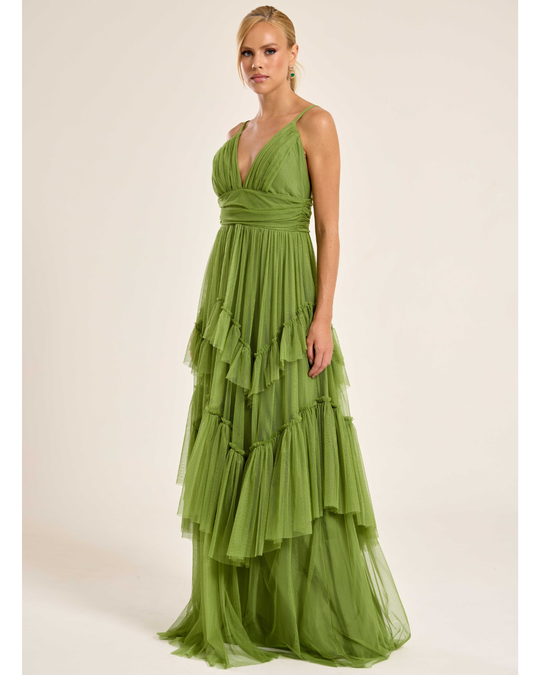 Foto do produto  Vestido Longo Verde Oliva San Martin