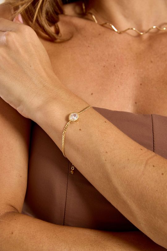 Foto do produto Pulseira Dourada Estela