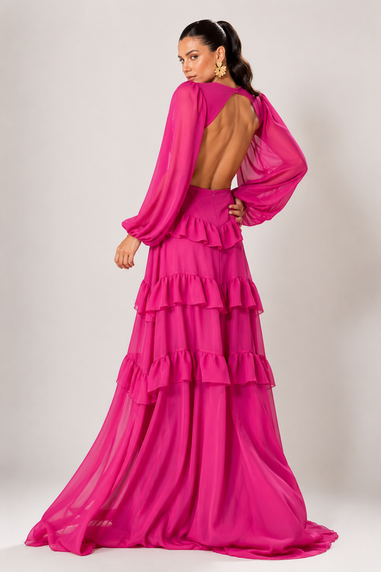 Foto do produto Vestido Longo Pink Trancoso