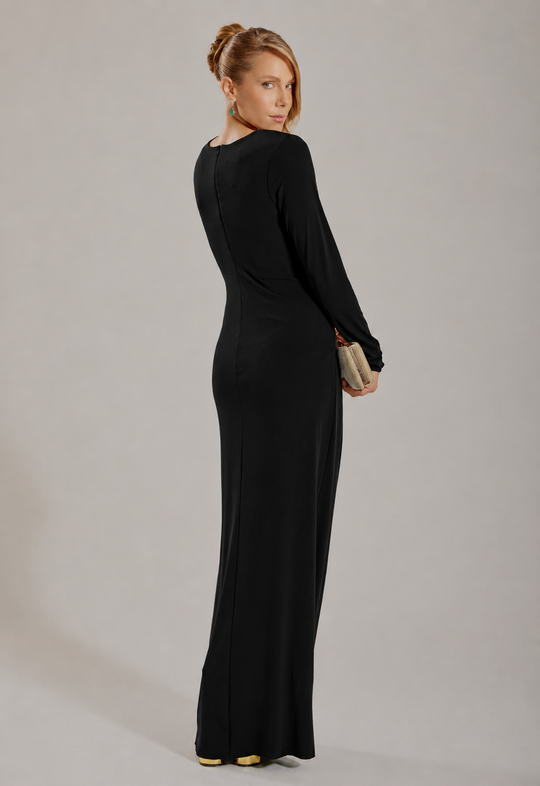 Foto do produto Vestido Longo Preto Buenos Aires