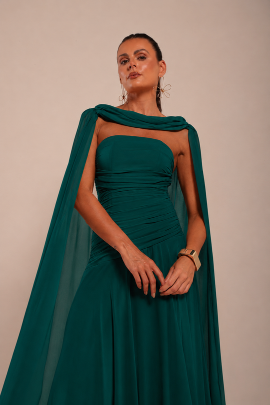 Foto do produto Vestido Longo Verde Esmeralda Algarve