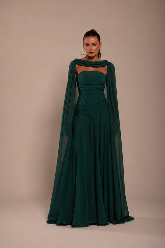 Foto do produto Vestido Longo Verde Esmeralda Algarve