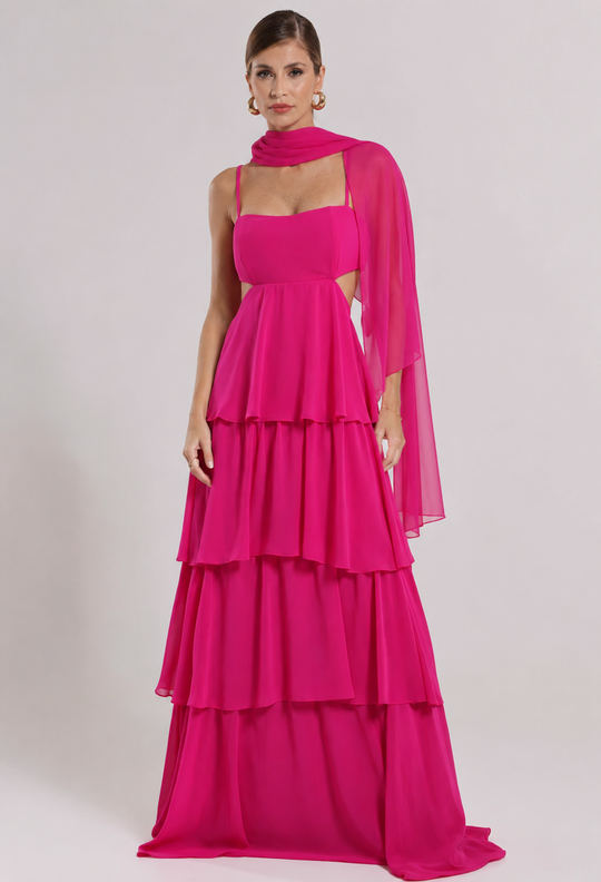 Foto do produto Echarpe Pink Chifon