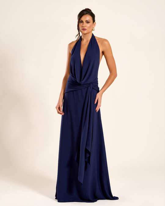 Foto do produto  Vestido Longo Azul Marinho Marrakech