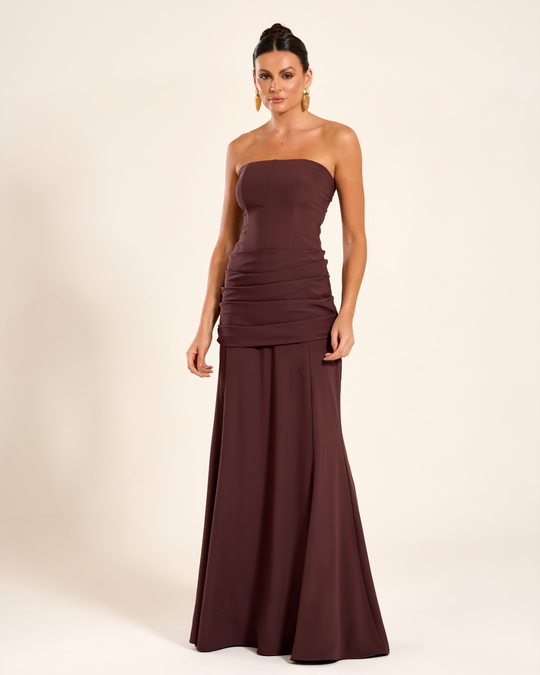 Foto do produto Vestido Longo Café Marselha