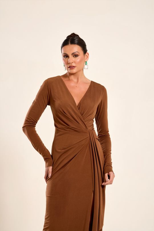 Foto do produto Vestido Longo Mocha Musse Buenos Aires