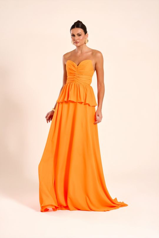 Foto do produto Vestido Longo Coral Chile