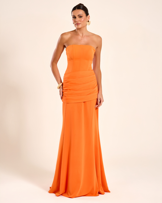 Foto do produto Vestido Longo Coral Marselha