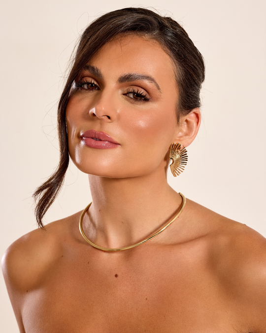 Foto do produto Choker Dourada Luna