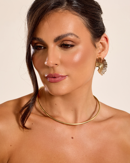 Foto do produto Choker Dourada Luna