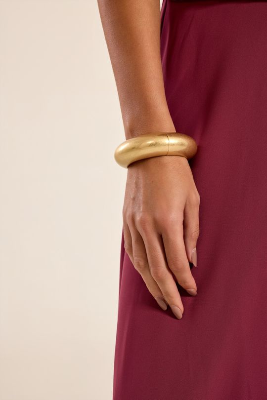 Foto do produto  Bracelete Dourado Fosco Colette