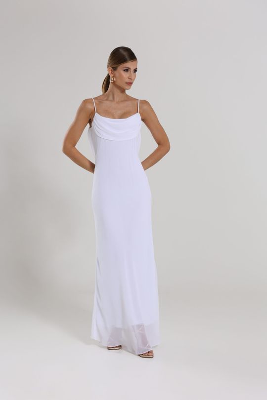 Foto do produto Vestido Longo Branco Boipeba
