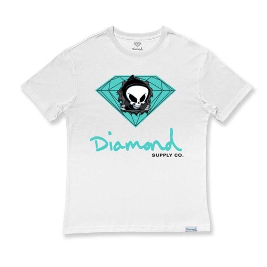 Foto do produto Camiseta Diamond X Blind Reaper Tee White