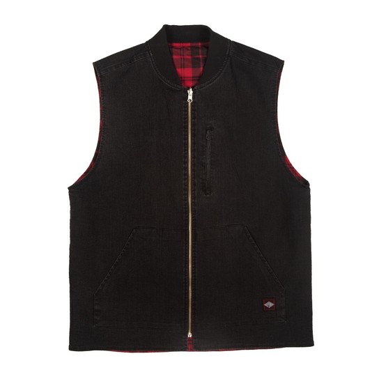 Foto do produto Colete Independent Jeans Reversivel Halsted Vest Black/Red
