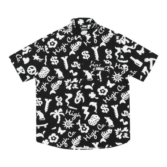 Foto do produto Camisa High Button Shirt Overall Black