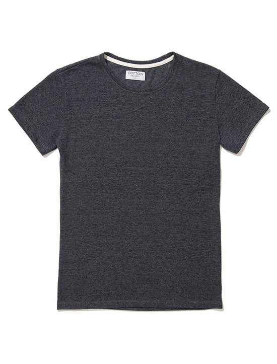 T-shirt Knit Cinza-Escuro