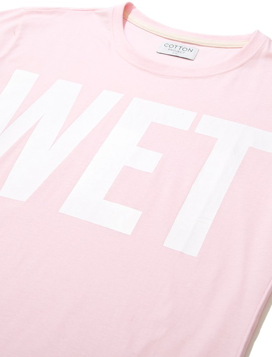 T-shirt Wet Rosa