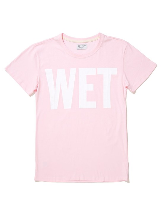 T-shirt Wet Rosa